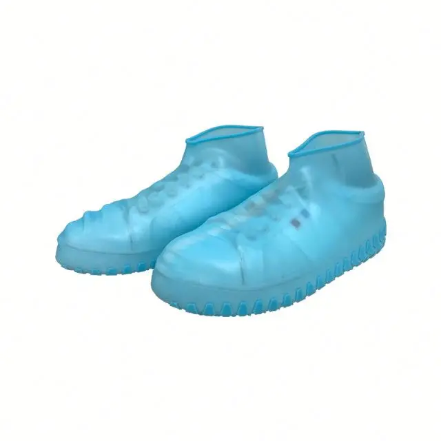 

Unisex shoes protectors rainboots for indoor outdoor rainy days reusable silicone waterproof shoe covers, White, black, blue, green, red, orange, purple, customized.