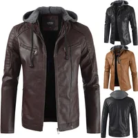 

2018 Wholesale clothing fux suede fashion winter bomber jackets wears man leather jacket