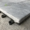 Dark Grey Stone Deck and Paver Pedestal System