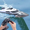 Auto Flip Function HongXunJie HJ806 2.4Ghz Water Cooling High Speed Racing Boats with Remote Controller