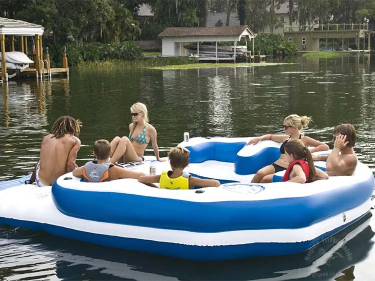 inflatable islands for lakes