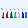 Industrial Plastic Interface Syringe Angled Blunt Glue Dispensing Tips