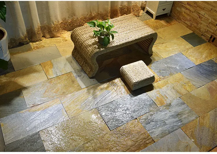 Natural Quartz Stone Paving and Flooring Tiles Stone Paver