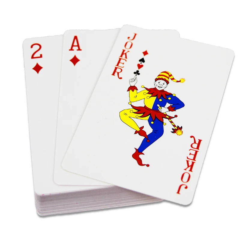 

High Quality Pvc/plastic Full Coloring Printed Made Cards Lures Poker Playing Paper Size Cm