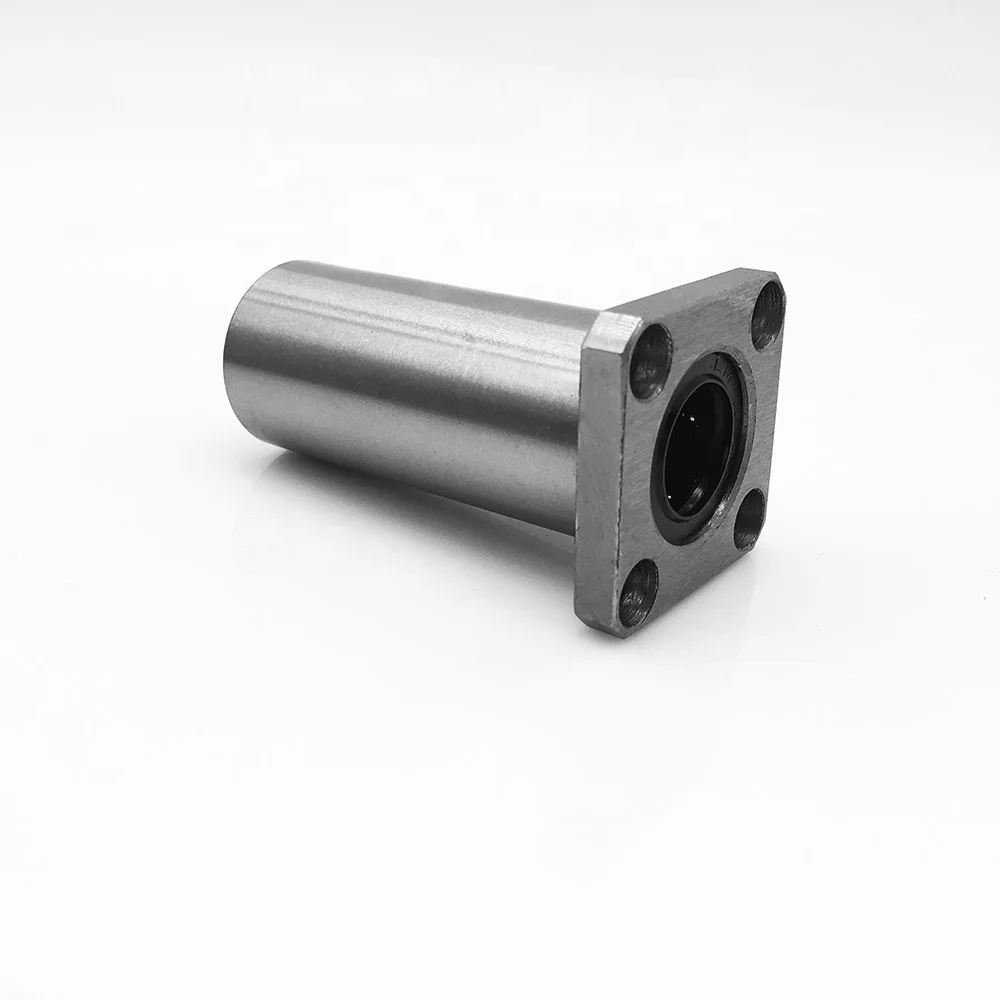 Lmk16l Cnc Machine Part Linear Shaft Rod Bearing Lmk16luu Square Flanged 16mm Linear Bearing