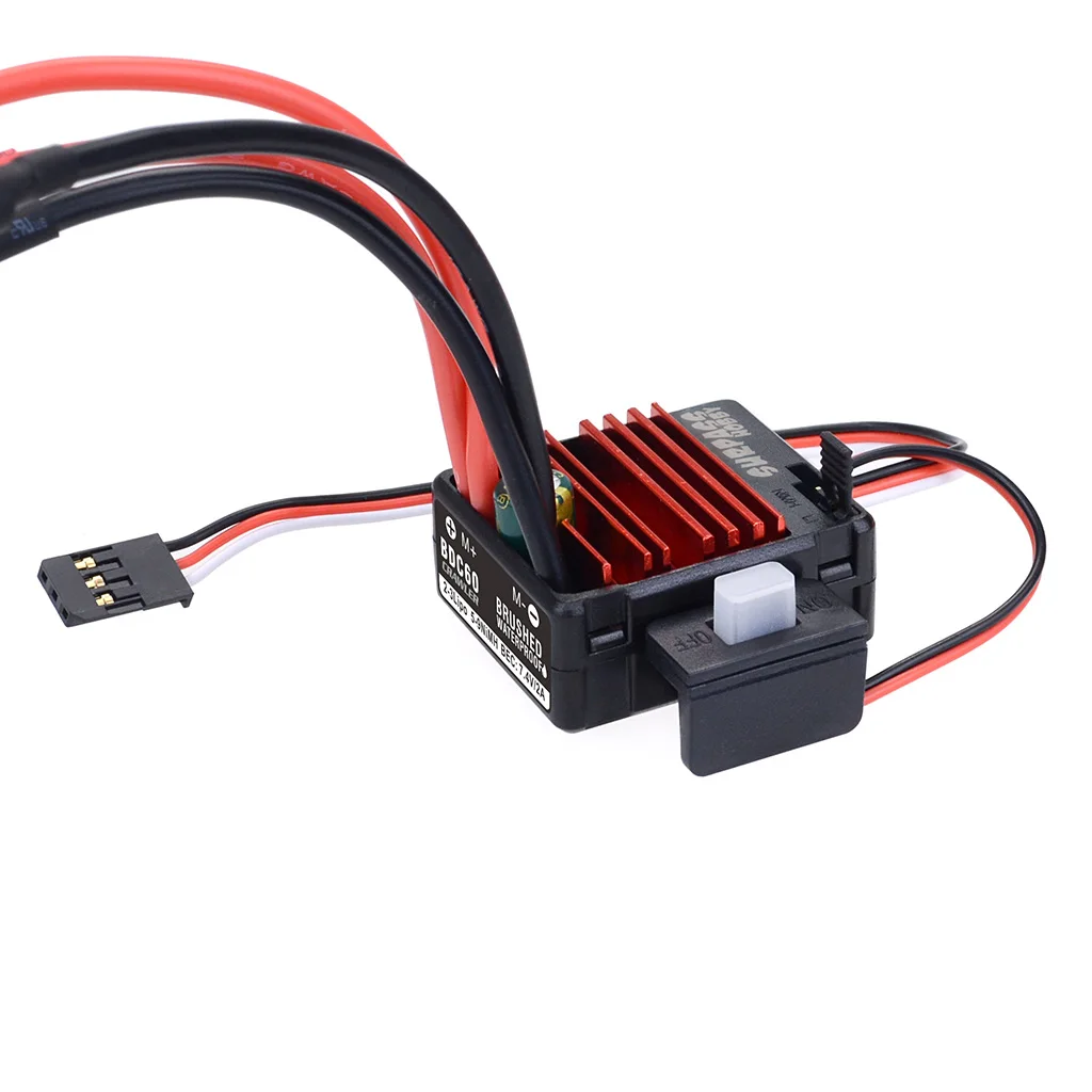 Surpass Hobby 60a Brushed Esc For Crawler Car Rc Car Accessories