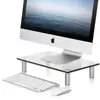 Factory Wholesale Clear Computer Monitor Riser Save Space Desktop Stand Holder For Xbox One Component Flat Screen TV