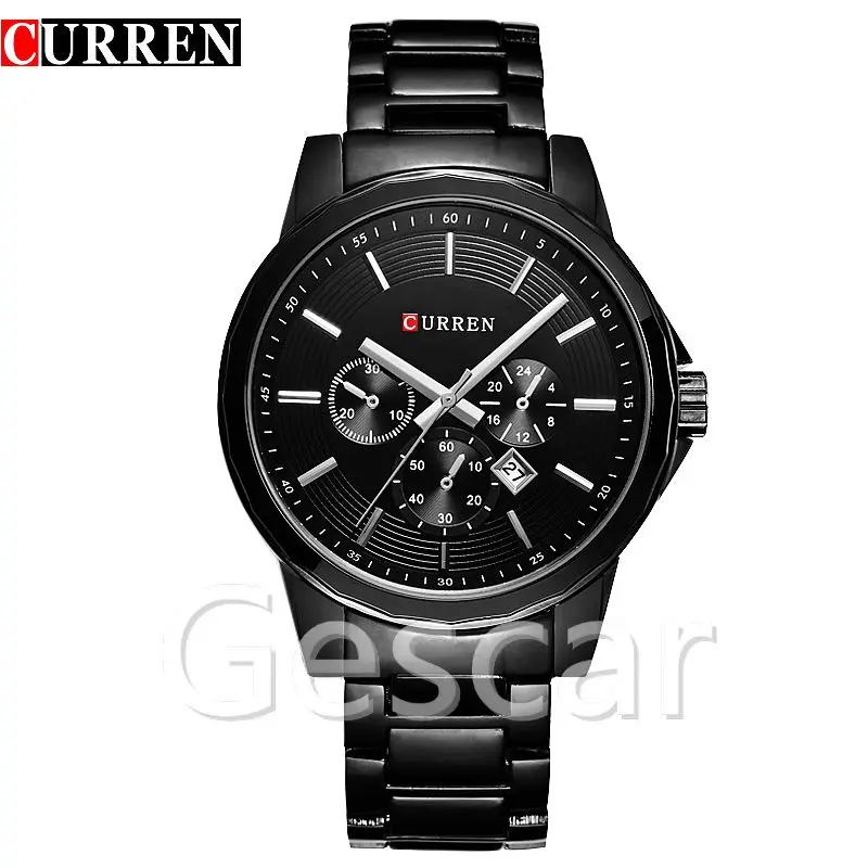 

CURREN-8129 Top Brand Watch Waterproof watches for mens Luxury Sports Wrist watch relogio masculino, 4 colors