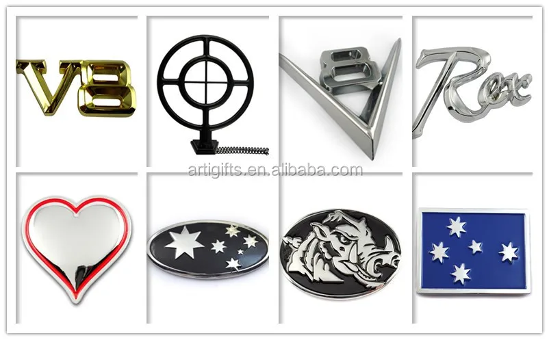 Make Your Own Car Emblem Wholesale Custom Metal Car Badge