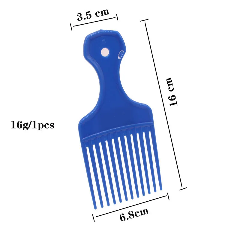 

Professional plastic pick personalized magic hair afro comb