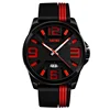 Silicone strap sport OEM logo custom quartz watch