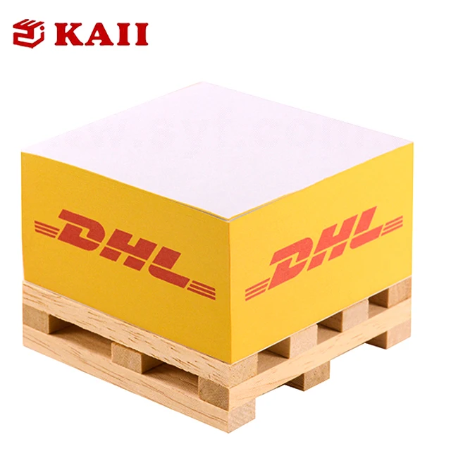 Custom Sticky note memo pad paper cube with wooden pallet factory with ...
