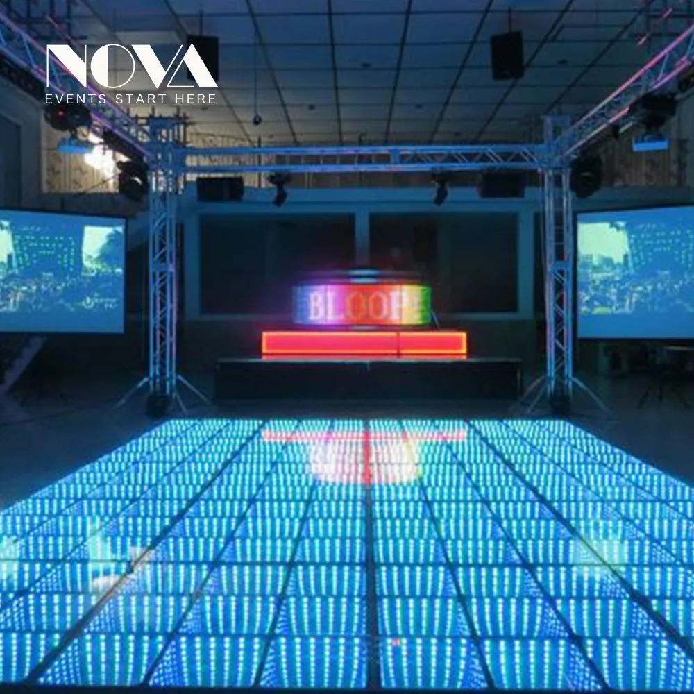 Nova Night Club Bar Glass Infinity Mirror 3d Led Dance Floor