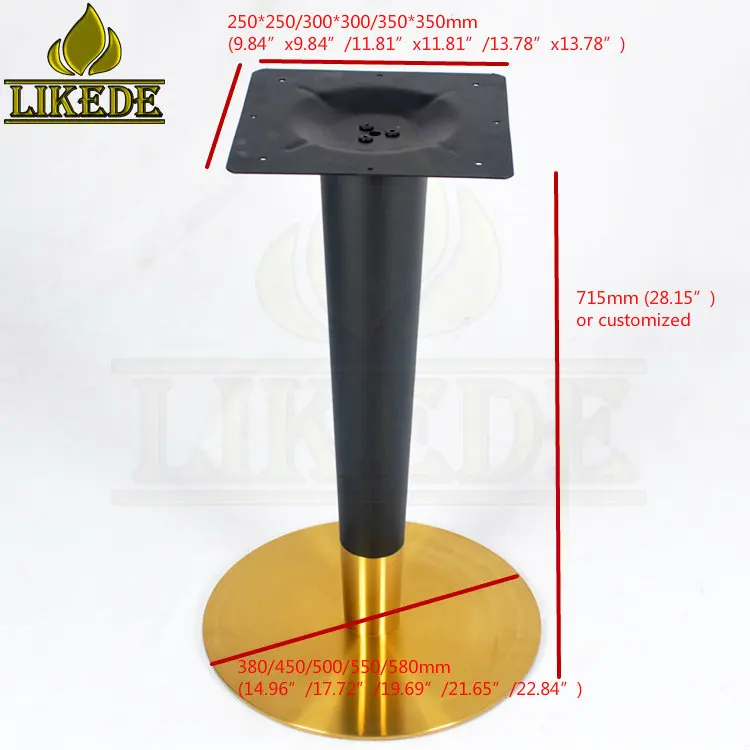 Golden Stainless Steel Table Leg New Coffee Table Base for Home Office Apartment Dining Table Sofa Cabinet Furniture Use