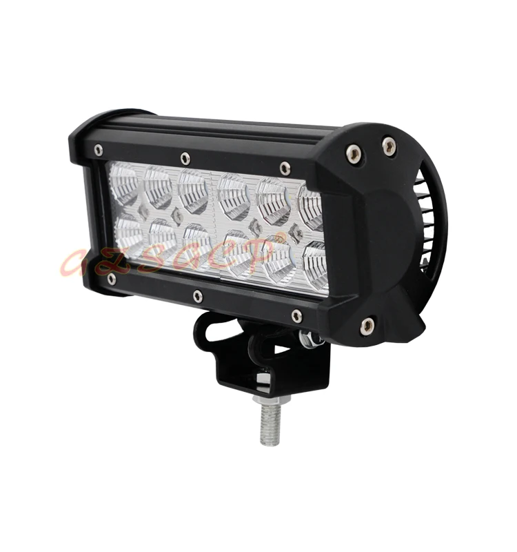 Super Bright 2 Rows 7inch 36w Car Led Light Bar Offroad Led Bar Lights