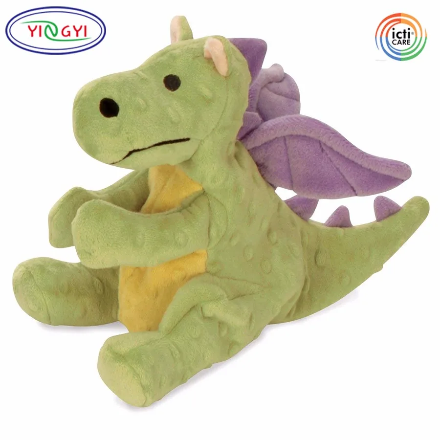 B722 Dragons With Chew Guard Technology Plush Dog Toys Durable Stuffed