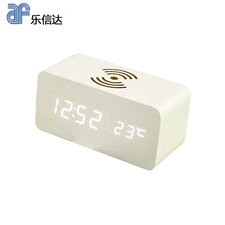 

New arrival Qi wooden wireless phone charger