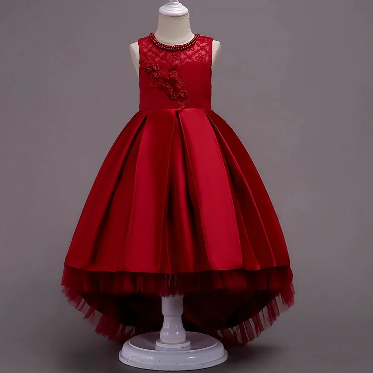

Girl Dress Children's Costume Princess Kids Summer Wedding Birthday Party Dresses For Girls Teenager Prom Designs, Pic shows