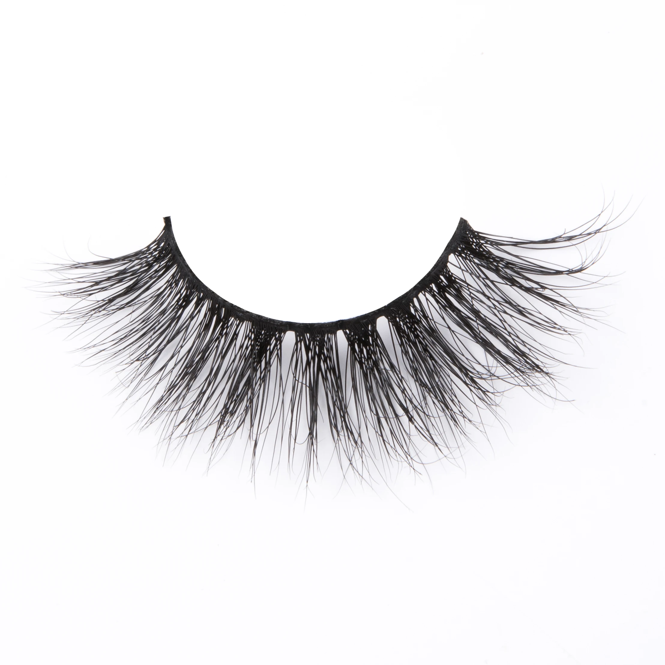 

6D43 3D Cotton Band Private Label Mink Eyelashes 3D Mink Lashes, Black color