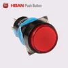 CE RoHS Excellent insulating property waterproof IP65 16mm plastic led push button switch