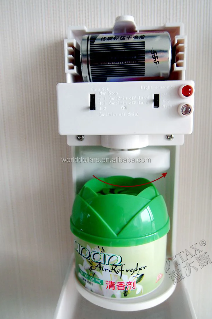 Solid Fan Type Electric Air Fresheners Dispensers Automatic Perfume