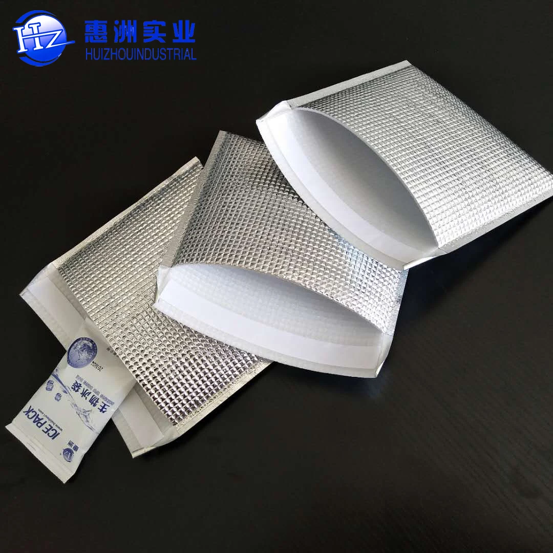 Food Grade Aluminium Foil Lined Epe Insulated Foam Bags Insulated Foam