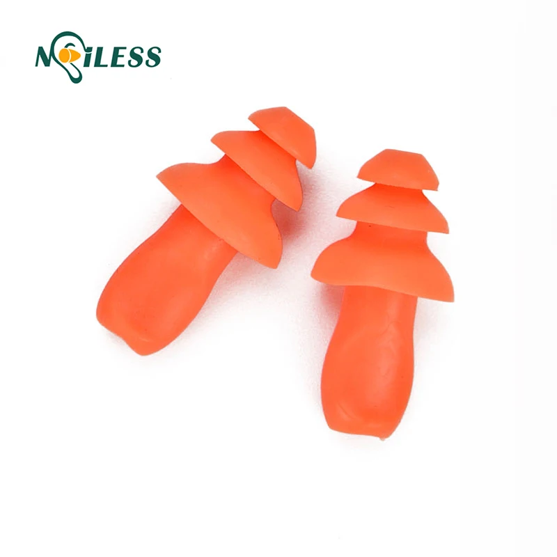 
hot selling custom ear plugs silicone corded earplugs 