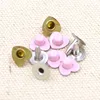 custom heart shape enameled metal jeans rivet