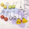 Baseball basketball tennis Earrings with funny sports style