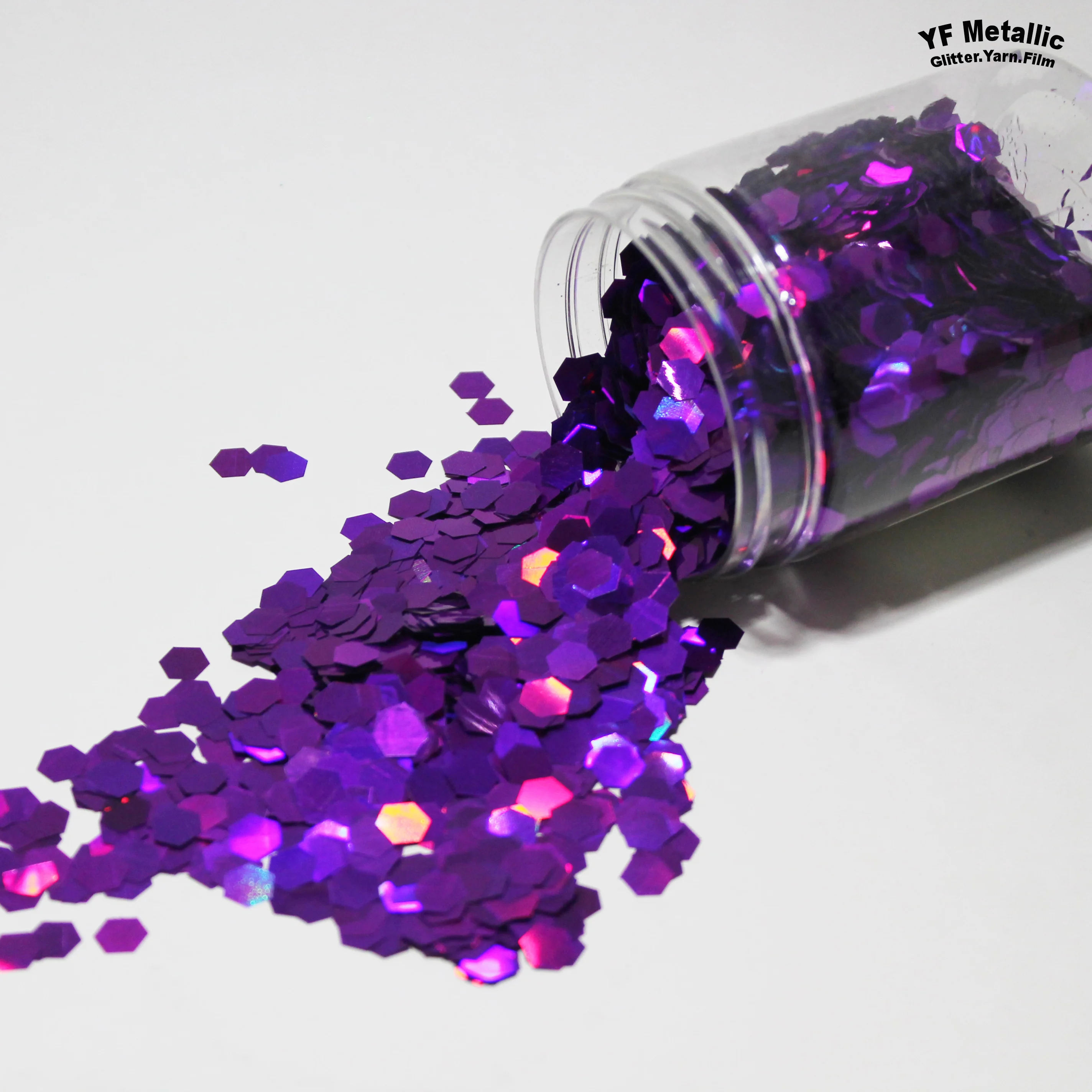 Fancy Bling Holographic Glitter Flake Polyester Glitter Wholesale/bulk