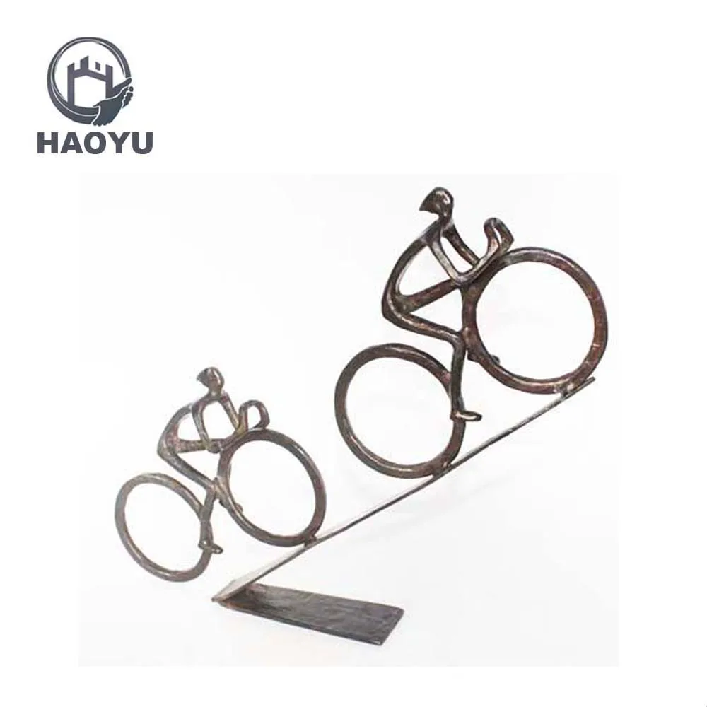 Metal Art And Handicrafts Cast Iron Antique Ornament Bicycle