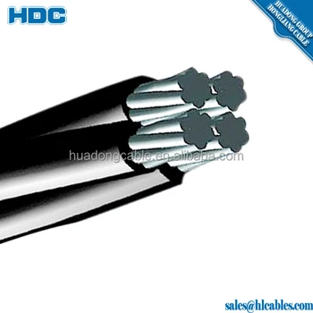 Quadruplex Aluminum Cable Type Mobile Home Feeder 4 0 Awg 2 0