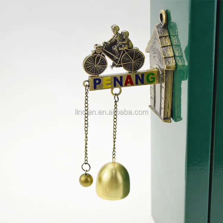 Personalized Name Penang Malaysia Souvenir Keyring Custom Brand Name