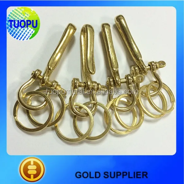 Brass Keychain Hook Solid Brass U Shape Hook Buy Brass Keychain Hook