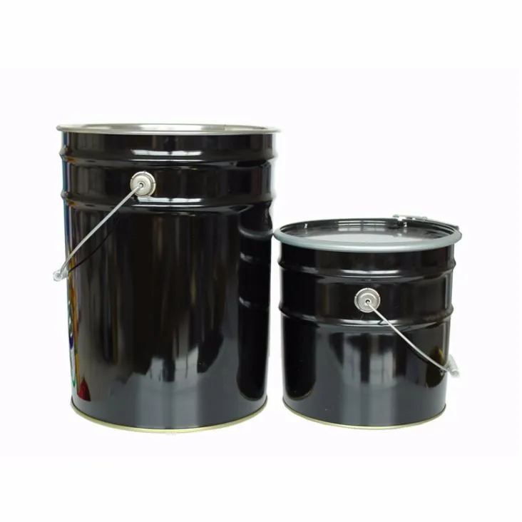 
UN approved metal custom chemical paint pail 5 gallon 10 liter 18 liter pail bucket with lever lock ring lid 