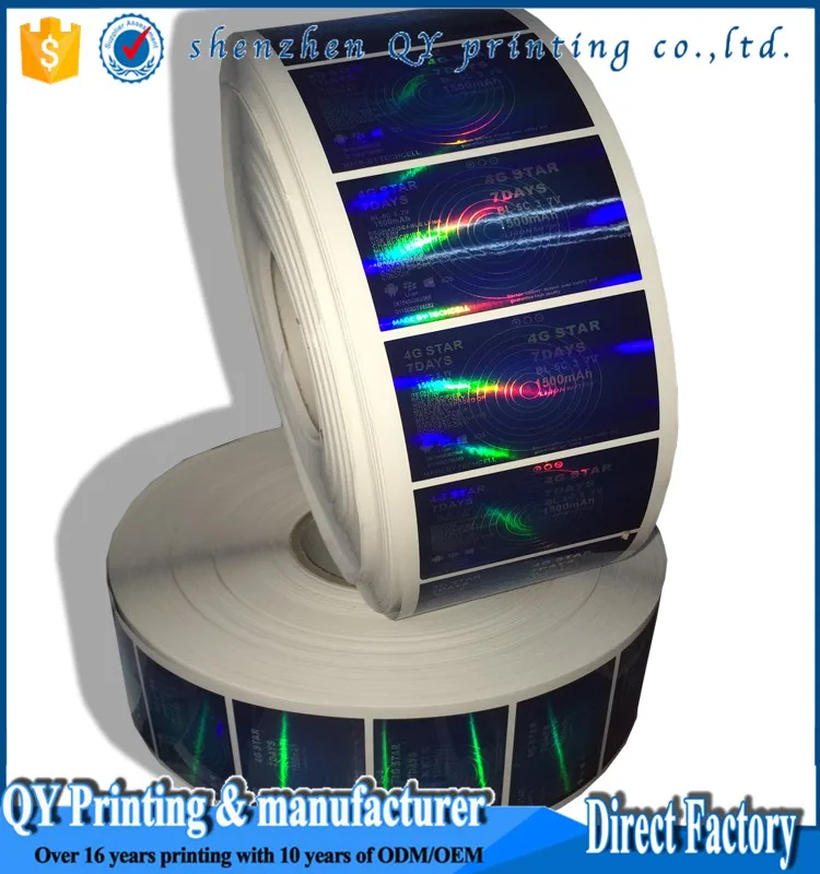 holographic sticker