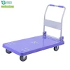 2018 Hot Sell Warehouse Platform Hand Truck 600kgs,Heavy Duty Plastic Platform And Iron Handle