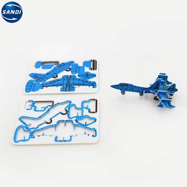 3d puzzle plane