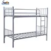 Can be used as two single beds detachable metal double bunk bed