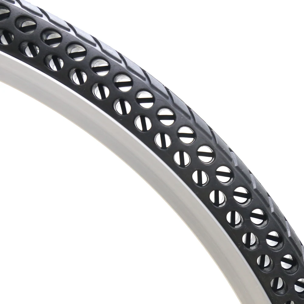 

24x1-3/8 Inch Airless Tubeless Bicycle Tyres Never Flat Solid 24 Tire, Optional