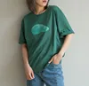 Cheap Women's Solid Tshirt Customized Printed Cotton Short Sleeve Loose Fitting Women's Oversize T-shirt