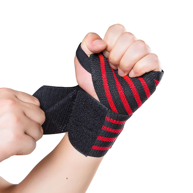 

HYL-2633 Wholesale High Quality fitness compression wrist brace wraps with custom logo, 8 colours can be chosen