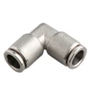 XHnotion 90 Degree Elbow Plumbing 1/2 Inch PEX Fittings Push to Connect Stainless Steel Fitting Pipe Connector