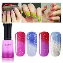 iLuve Temperature Color Changing Nail Polish Soak off gel uv led nail polish couleur luminous iridescent