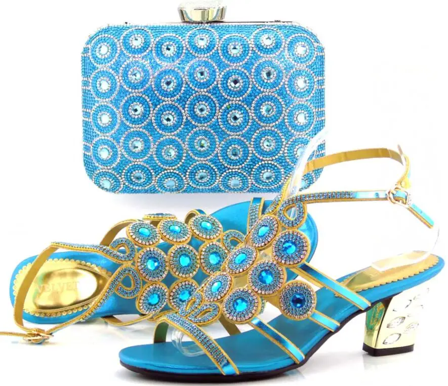 AB7185#3 2016beautiful new design matching shoes and bags