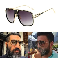 

2019 Classic luxury Brand men's designer Large frame sunglasses Vintage women sun glasses grandmaster UV400 male Female