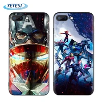 

Customized Designs Avenger Captain America Iron black liquid silicone phone case for iPhone 11 X XR max case for Samsung S10