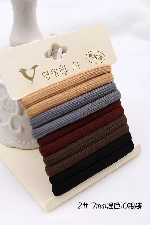 Fashion kids thin elastic hair ties