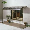 Polycarbonate patio canopy/awning kits with patio awning lights