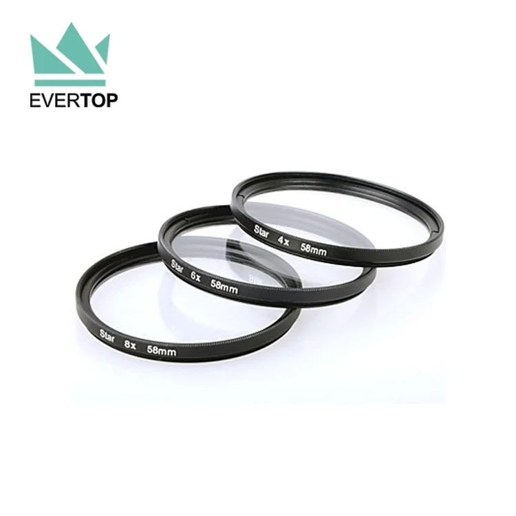 Special Effect Lens Camera Star Filter 4,6,8 Point 4 Points Soft Focus